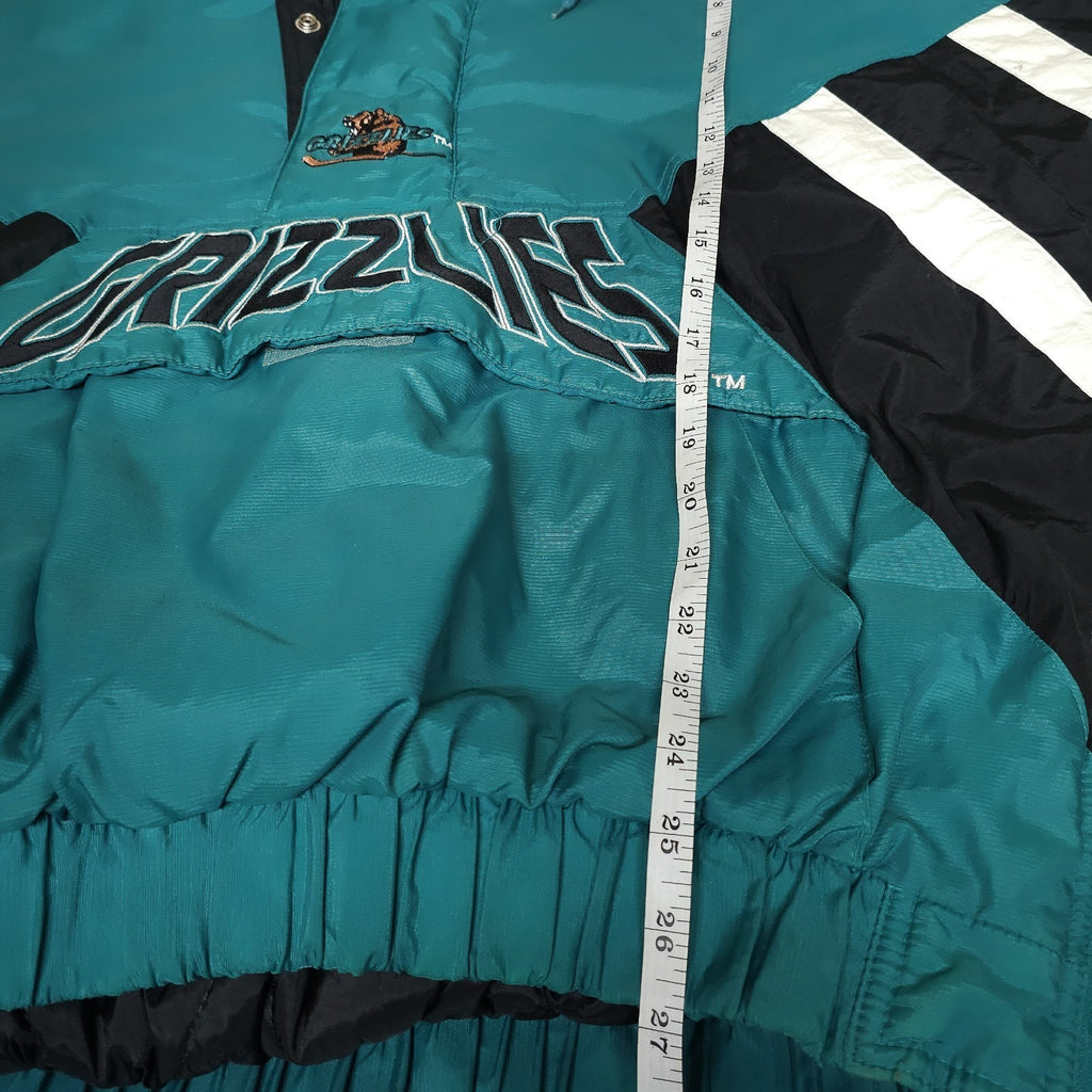 Utah Grizzlies IHL Vintage Starter Hockey Jacket Kangaroo Pouch Zip-Up Adult L by Starter