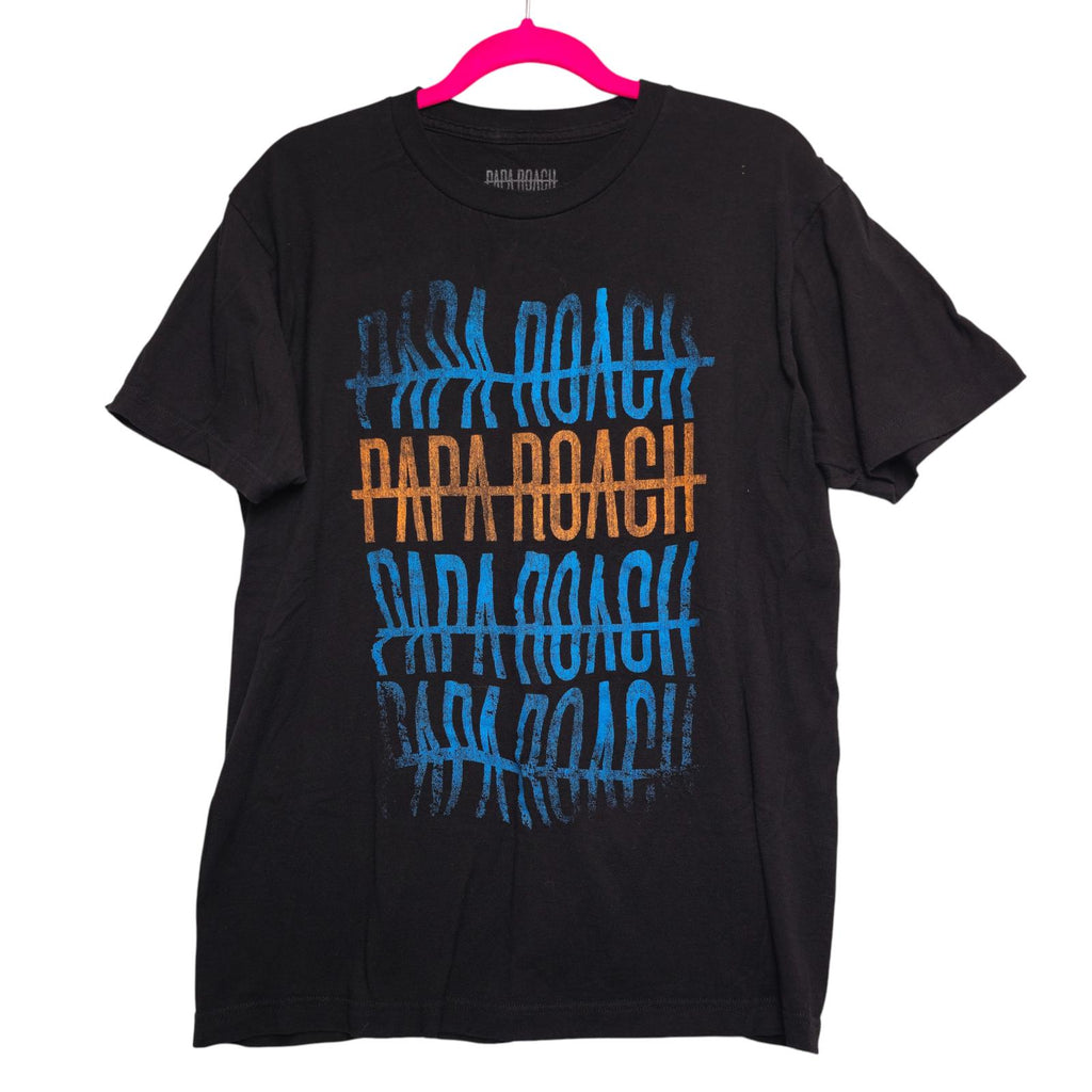 Papa Roach Who Do You Trust? World Tour 2019 Black Graphic T-Shirt - L by Papa Roach