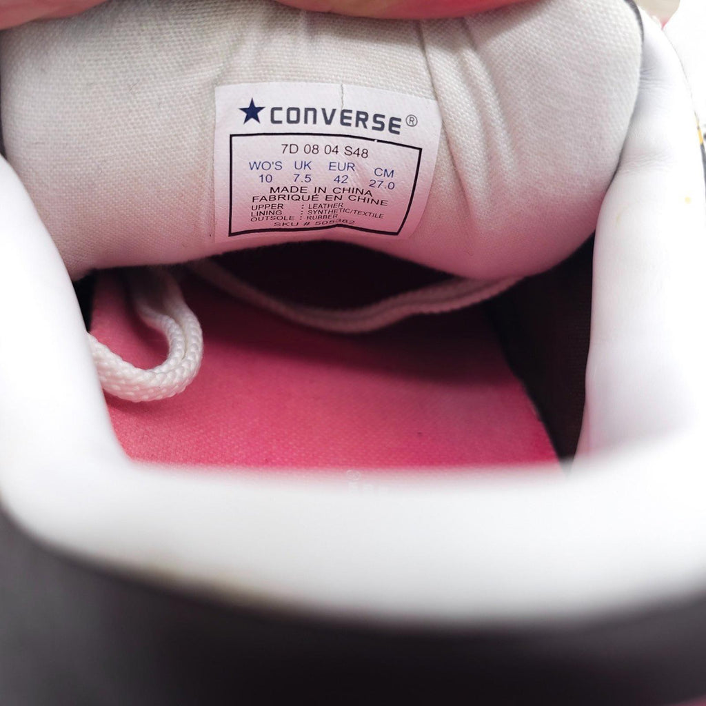 Converse All Star Low Top Sneakers Brown Floral Birds Print Women's 10