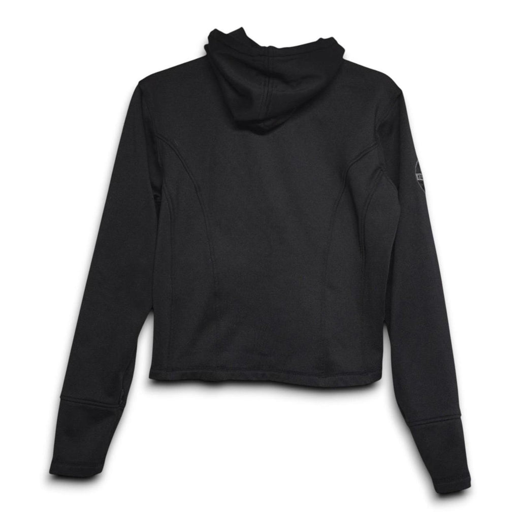 Harley Davidson Womens Black Full Zip Jacket Logo Embroidered Size Medium