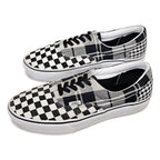 Vans Era Platform Plaid Checkerboard Black True White 8.5m/10w by VANS