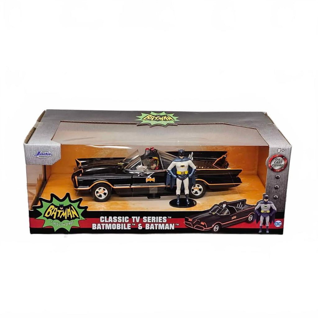 Jada Toys Classic TV Series Batman Batmobile & Batman Figure Set 1:24 by Jada Toys