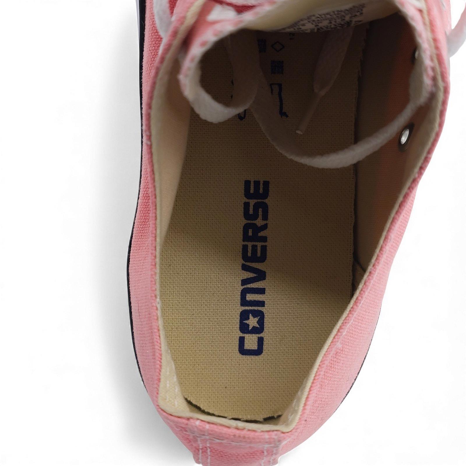 Converse Chuck Taylor All Star Low Top Coral Canvas Sneakers Womens Size 10