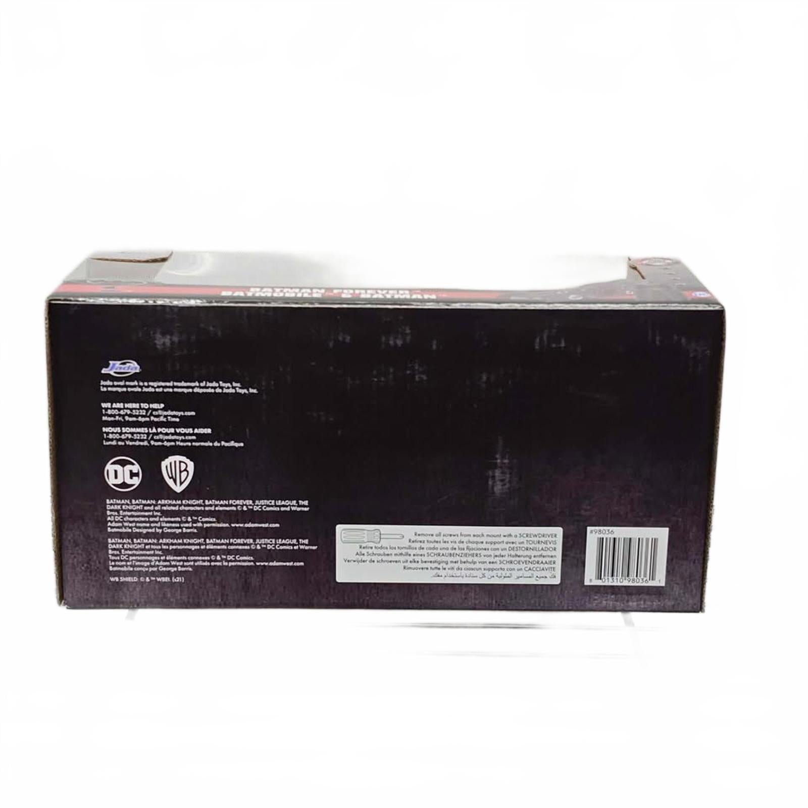 Jada Toys Batman Forever Batmobile & Batman Figure Collectible Set 1:24 by Jada Toys