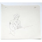 Real Ghostbusters Authentic Animation Production Cel & Drawing Dr. Peter Venkman by Dic