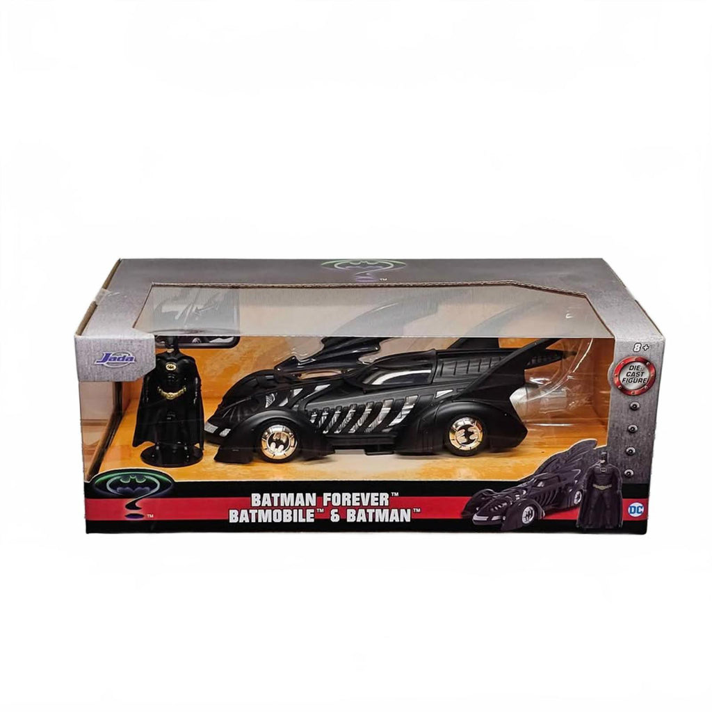 Jada Toys Batman Forever Batmobile & Batman Figure Collectible Set 1:24 by Jada Toys