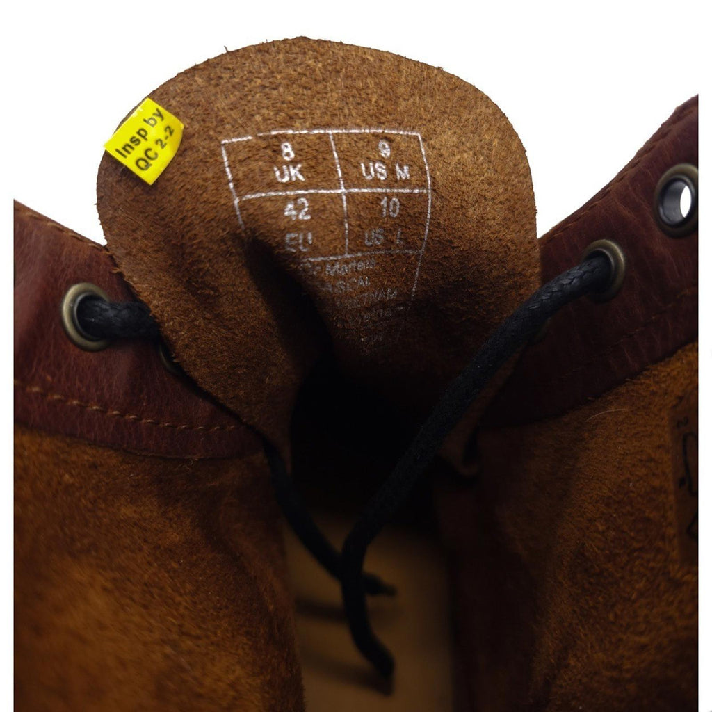 Dr Martens 1460 Pascal Smooth Leather Lace Up Ankle Boots Brown Size Mens 9 US