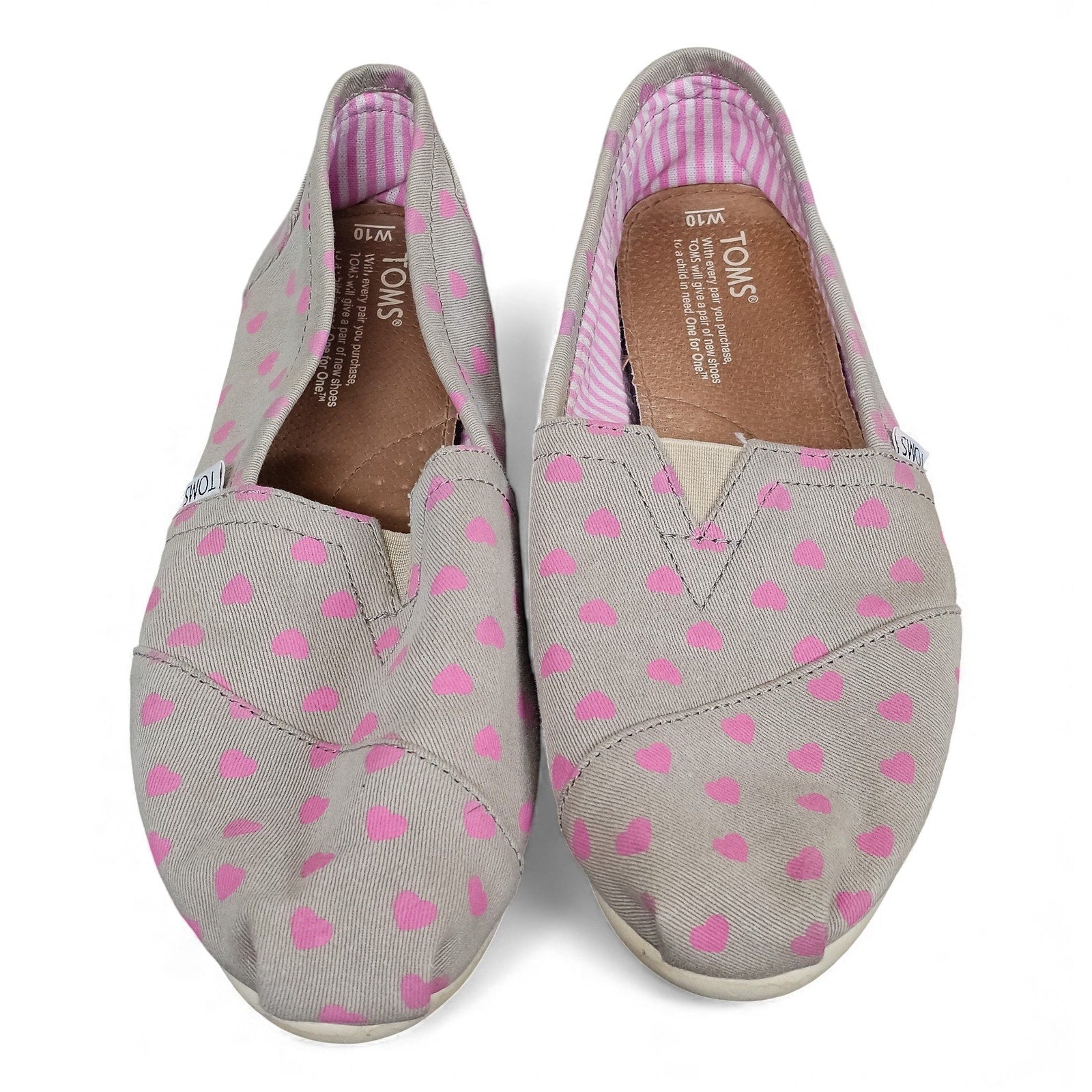 TOMS Shoes Alpargata Valentine Classics for 2012 - Womens 10 by TOMS