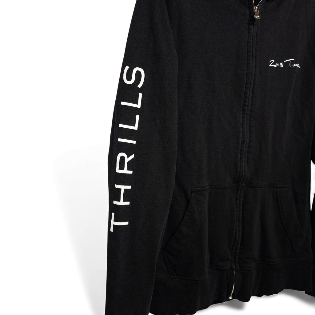 Sam Smith 2018 Thrills Tour Black Zip Up Hoodie - L by Smith