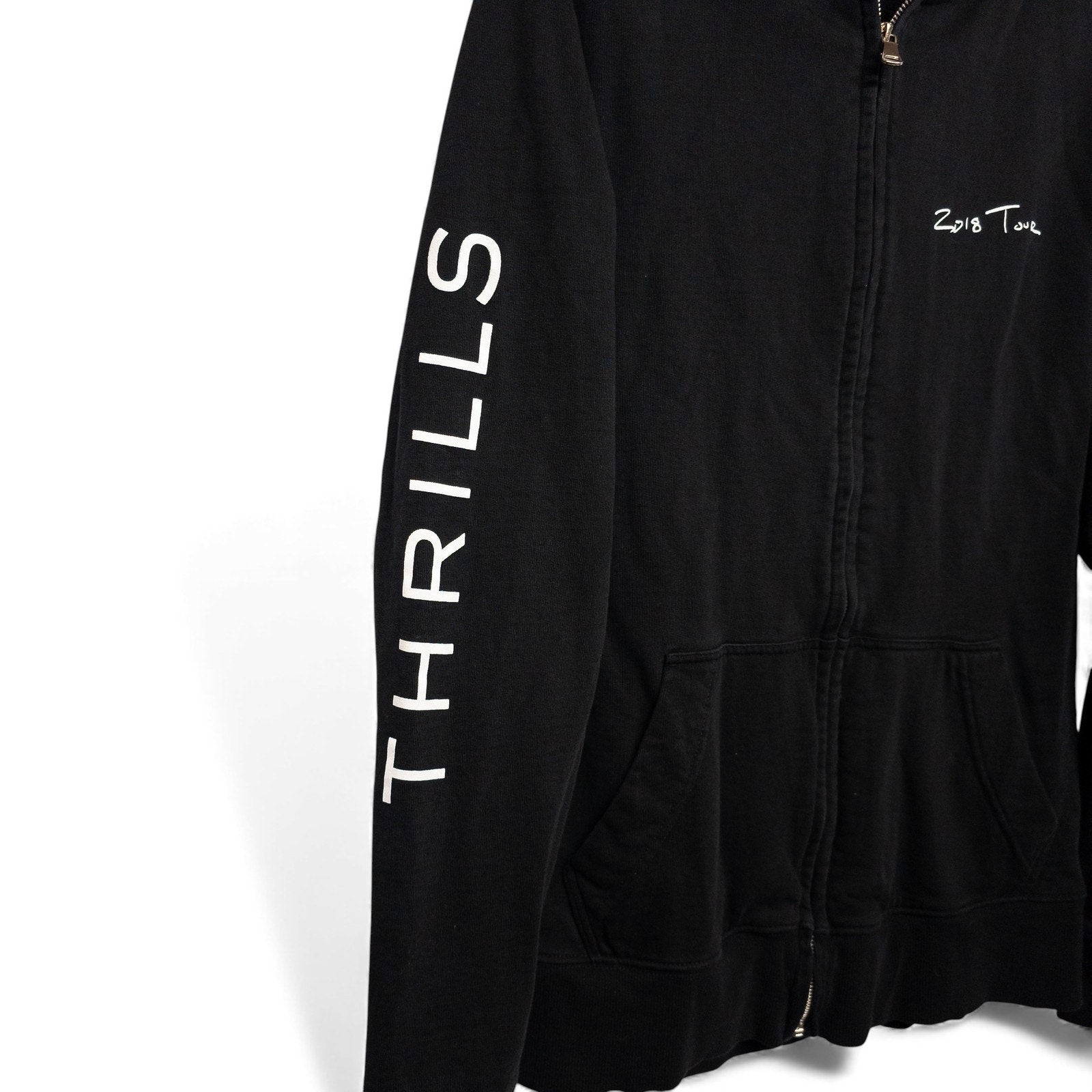 Sam Smith 2018 Thrills Tour Black Zip Up Hoodie - L by Smith