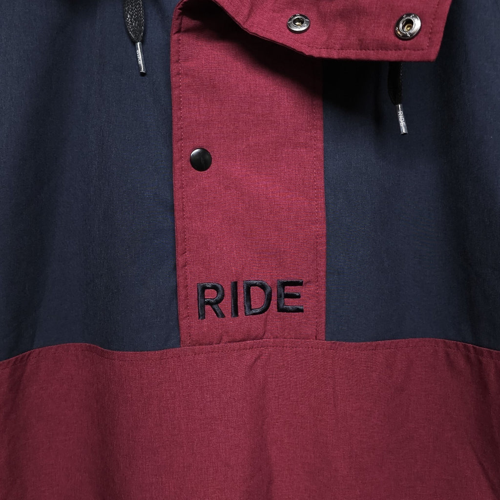 Ride Jacket Snowboard Anorak 1/2 Zip Hood Winter Sport Ski Core Coat Adult L by RIDE