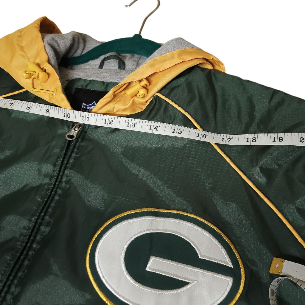 NFL Green Bay Packers Hooded Windbreaker Jacket Adult L by NFL