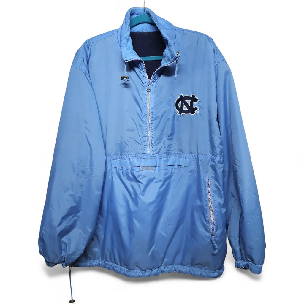 Champion North Carolina Anorak Reversible Half Zip Fleece Light Blue Adult L by Champion