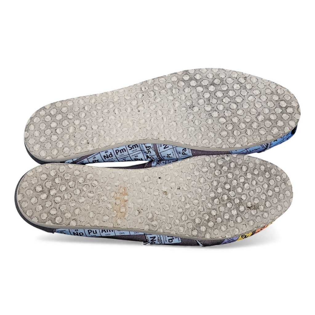 TOMS Shoes Alpargata Flats Multicolor Periodic Table - Womans 9 by TOMS