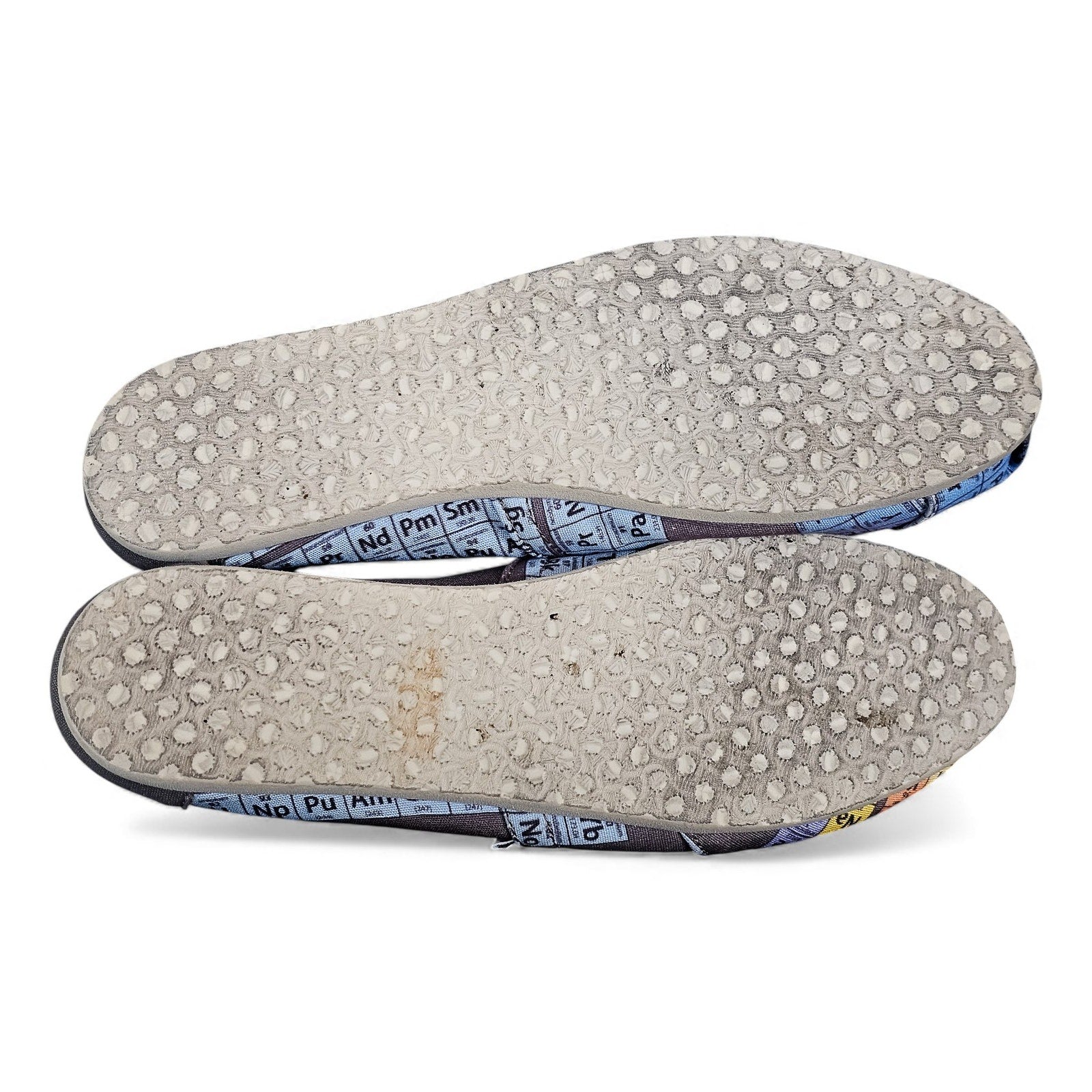 TOMS Shoes Alpargata Flats Multicolor Periodic Table - Womans 9 by TOMS