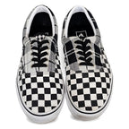 Vans Era Platform Plaid Checkerboard Black True White 8.5m/10w by VANS