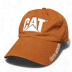 CAT Earth Movers Tractors Machine Haulers Orange Hat Cap Strapback by CAT
