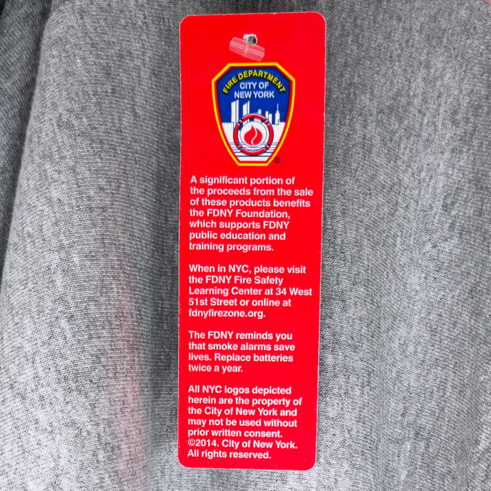 FDNY Fire Department City of New York Gray T-Shirt - L by Thrift by Mail