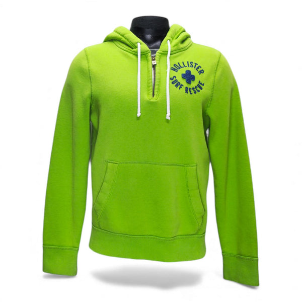 Hollister Women's Lime Green Surf Rescue Hoodie - M