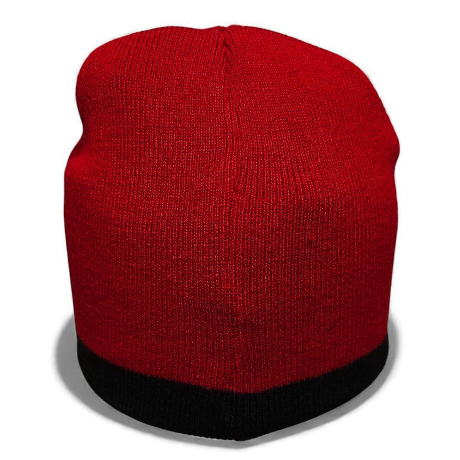 Captain Morgan Red Knit Beanie Embroidered Logo One Size by Captain Morgan