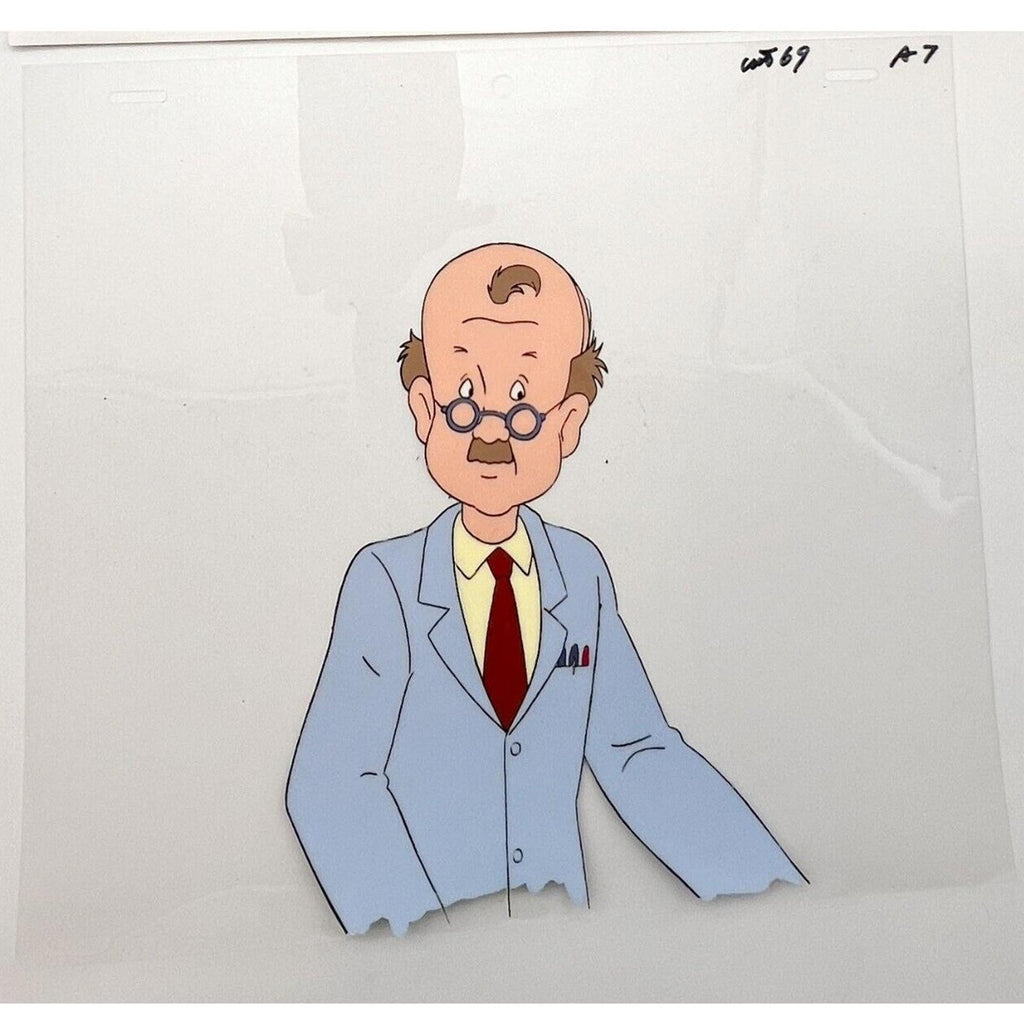 Real Ghostbusters Authentic Animation Production Cel & Drawing - Scientist - A7 by Dic