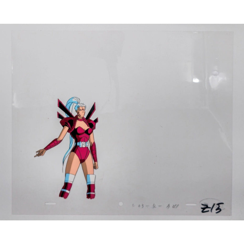 WILDCATS Authentic Animation Production Cel & Drawing Zealot by Dic