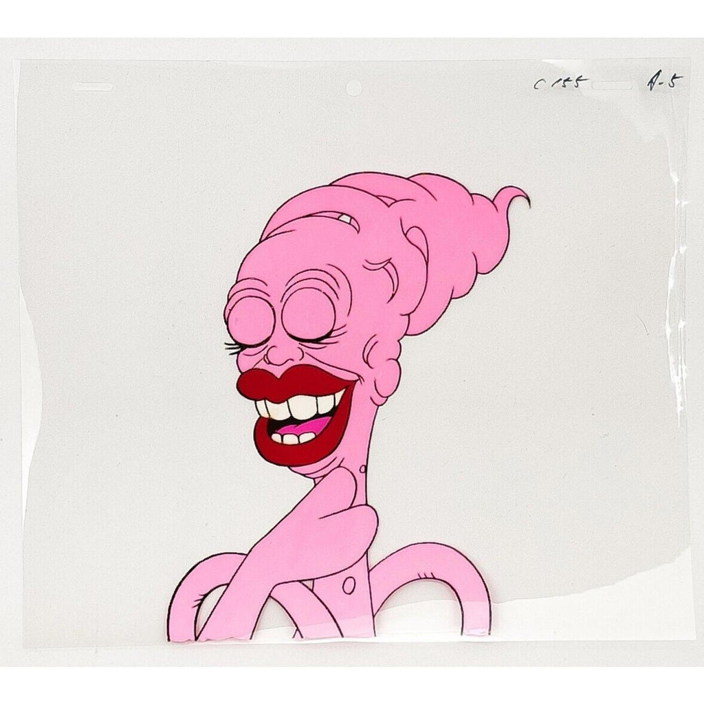 Real Ghostbusters Authentic Animation Production Cel & Drawing - Snarg Monster by Dic