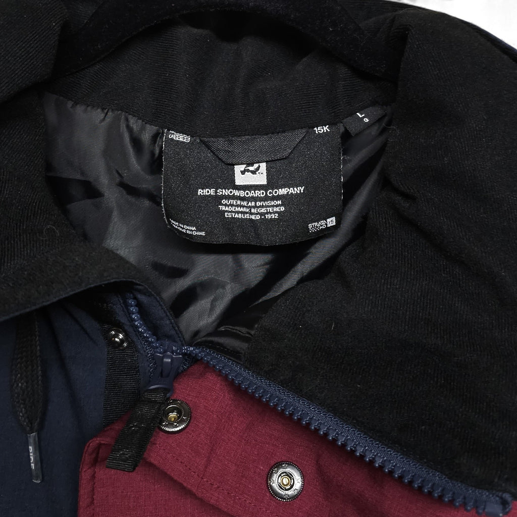 Ride Jacket Snowboard Anorak 1/2 Zip Hood Winter Sport Ski Core Coat Adult L by RIDE