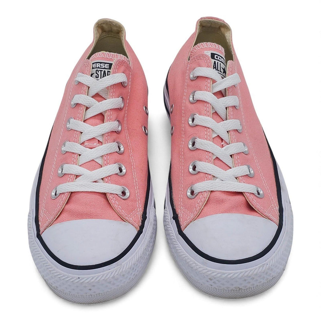 Converse Chuck Taylor All Star Low Top Coral Canvas Sneakers Womens Size 10