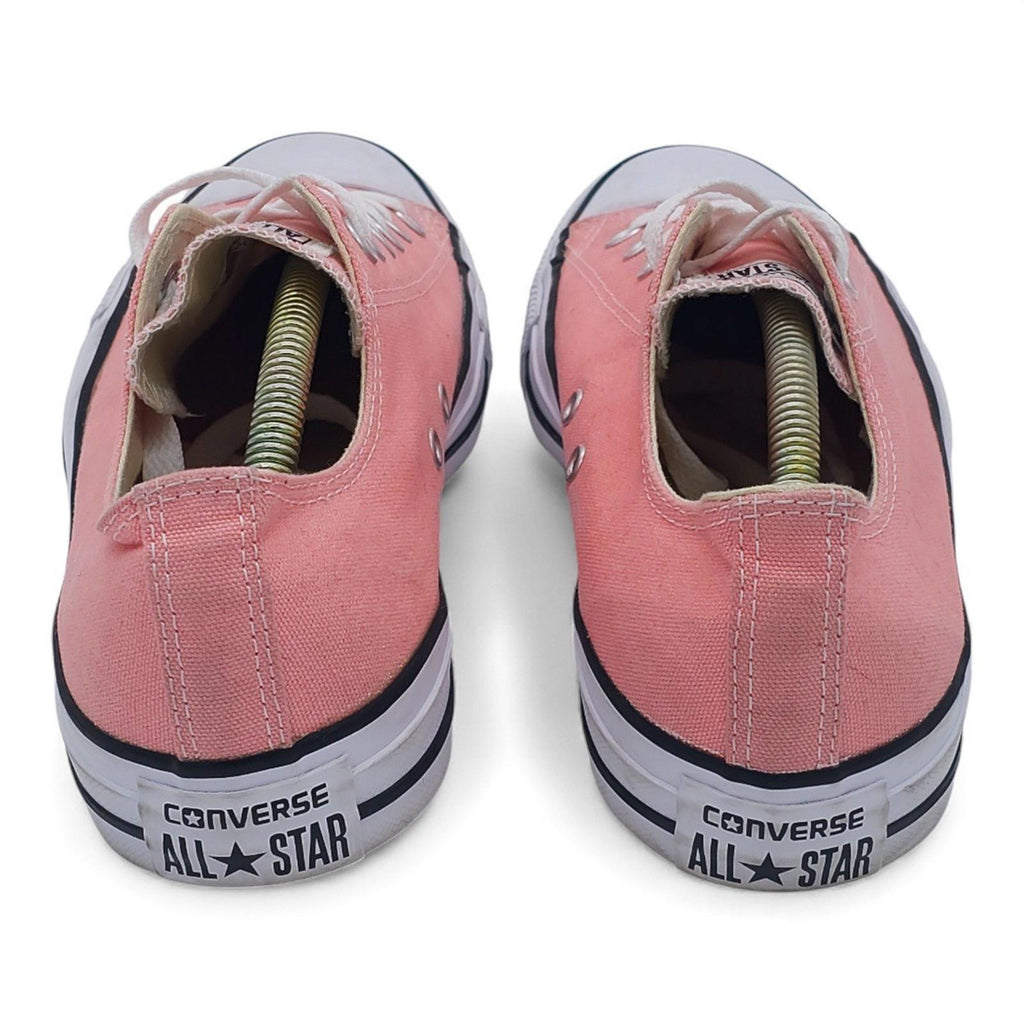 Converse Chuck Taylor All Star Low Top Coral Canvas Sneakers Womens Size 10