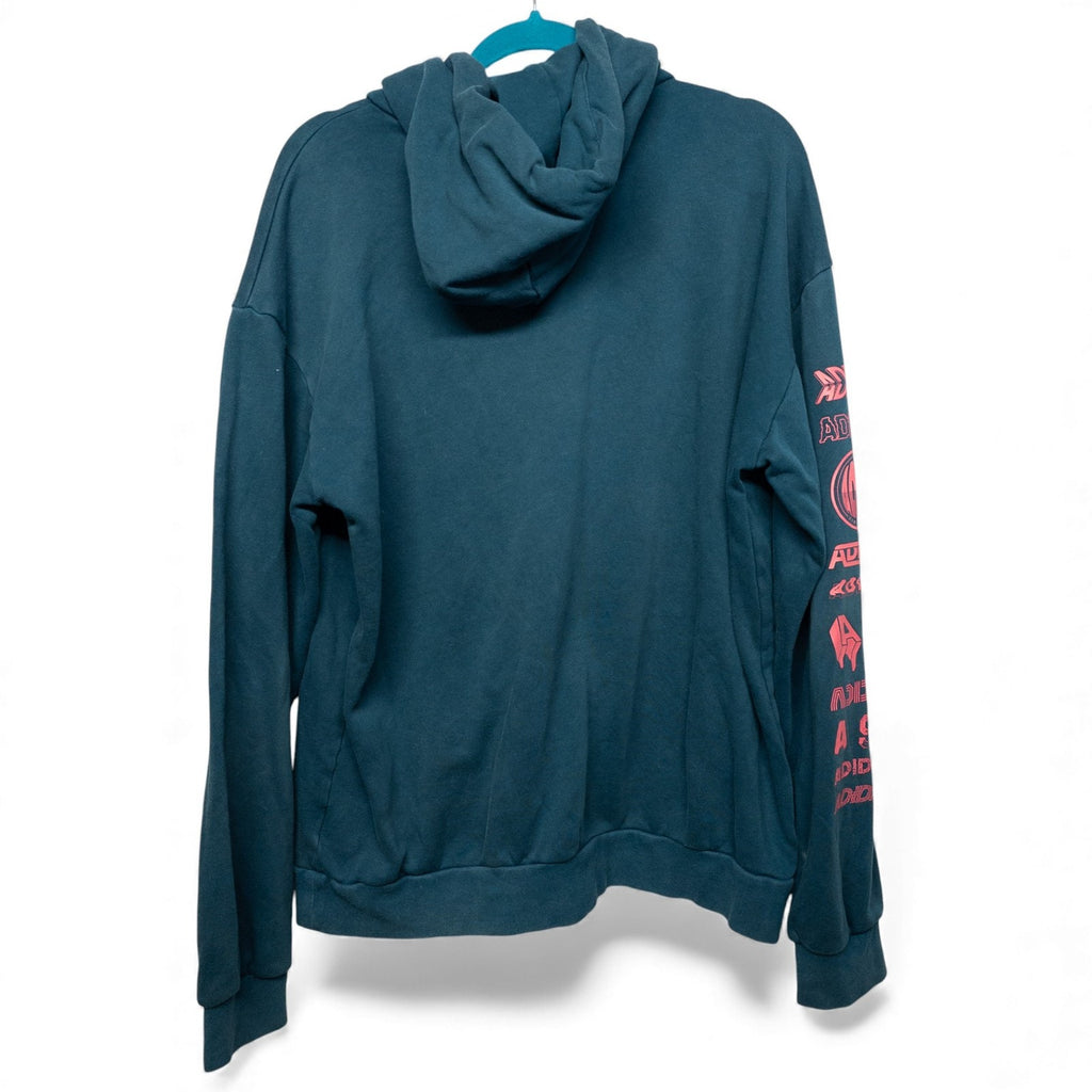 Adidas Men's Athletics Pack Casual Sports Drawstring Blue Pullover HTF - L by Adidas