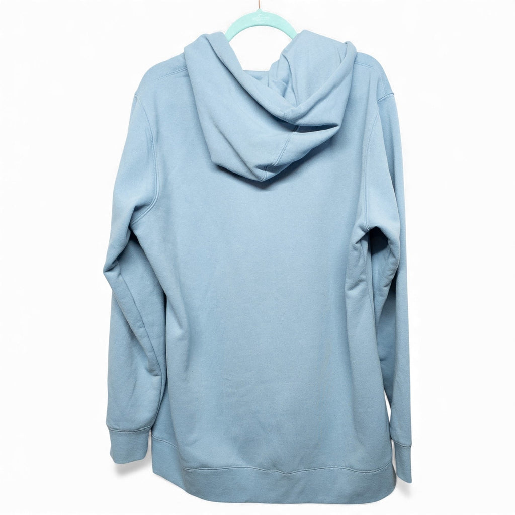 Fly Racing Corporate Light Blue Zip Up Hoodie Womens - 2XL by Fly Racing