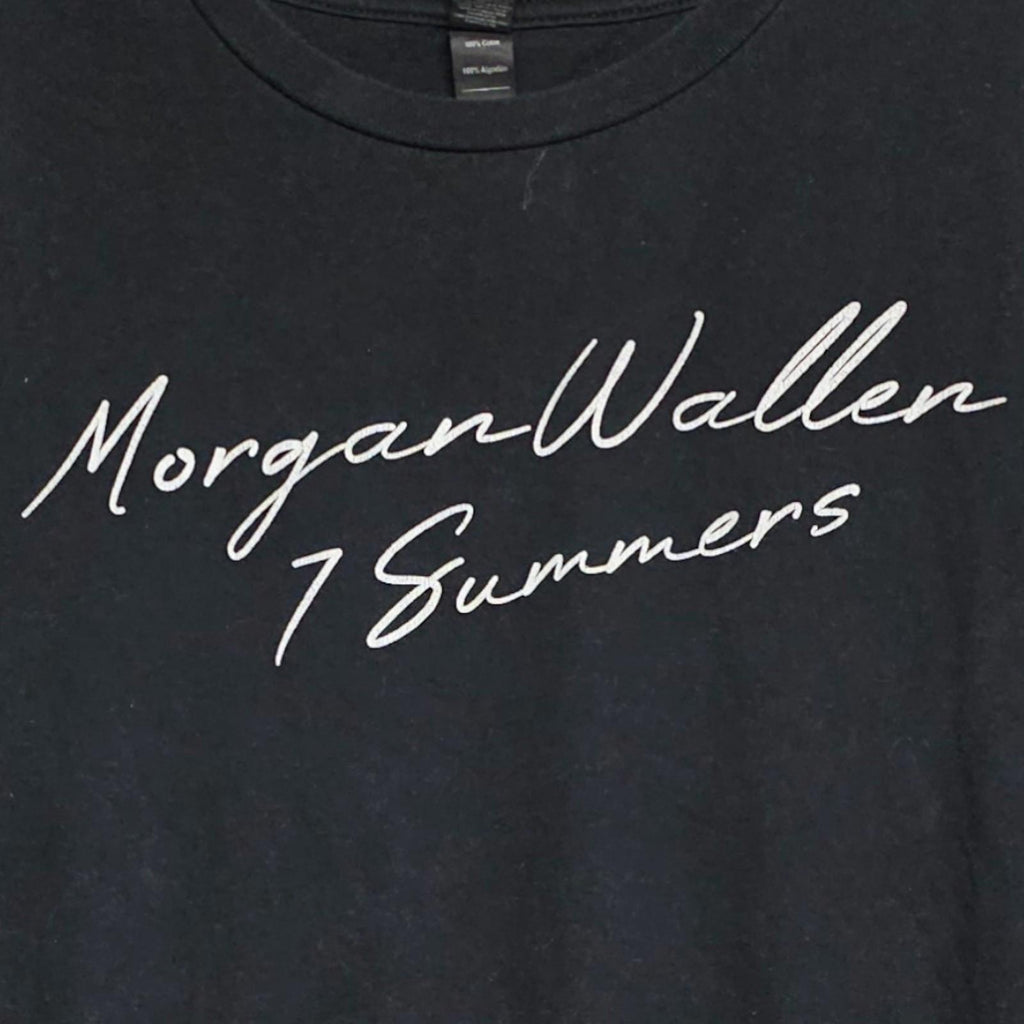 Morgan Wallen 7 Summers T-Shirt Country Music Black - Anvil 2XL by Anvil