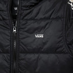 VANS Woodridge Black & Checkered Boys Puffer Jacket Youth M by VANS