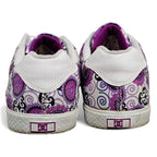 Vintage DC Shoes Low Top Sneakers Purple Print Rare 10w/8.5m by DC Shoes