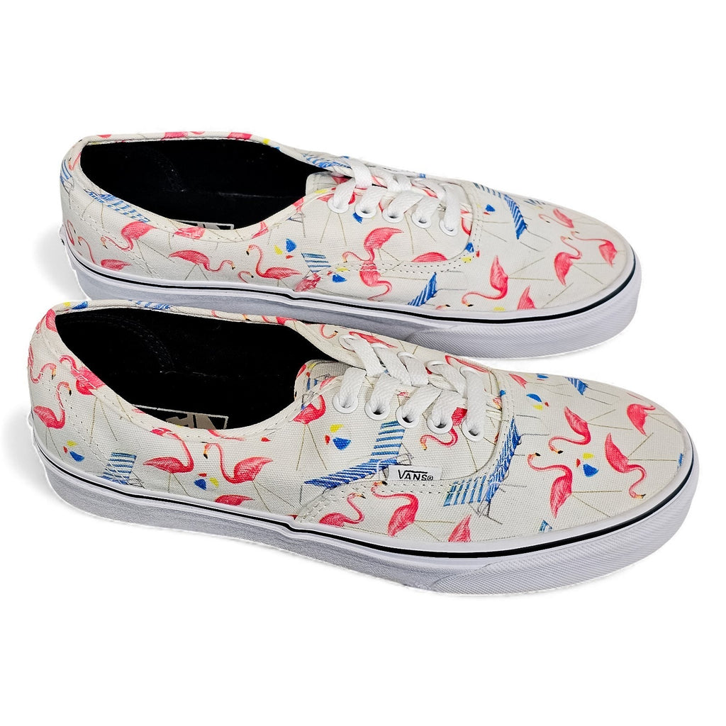 Vans Off The Wall Pool Vibes Flamingo Classic White Shoes Sneakers 8.5m/10w by VANS