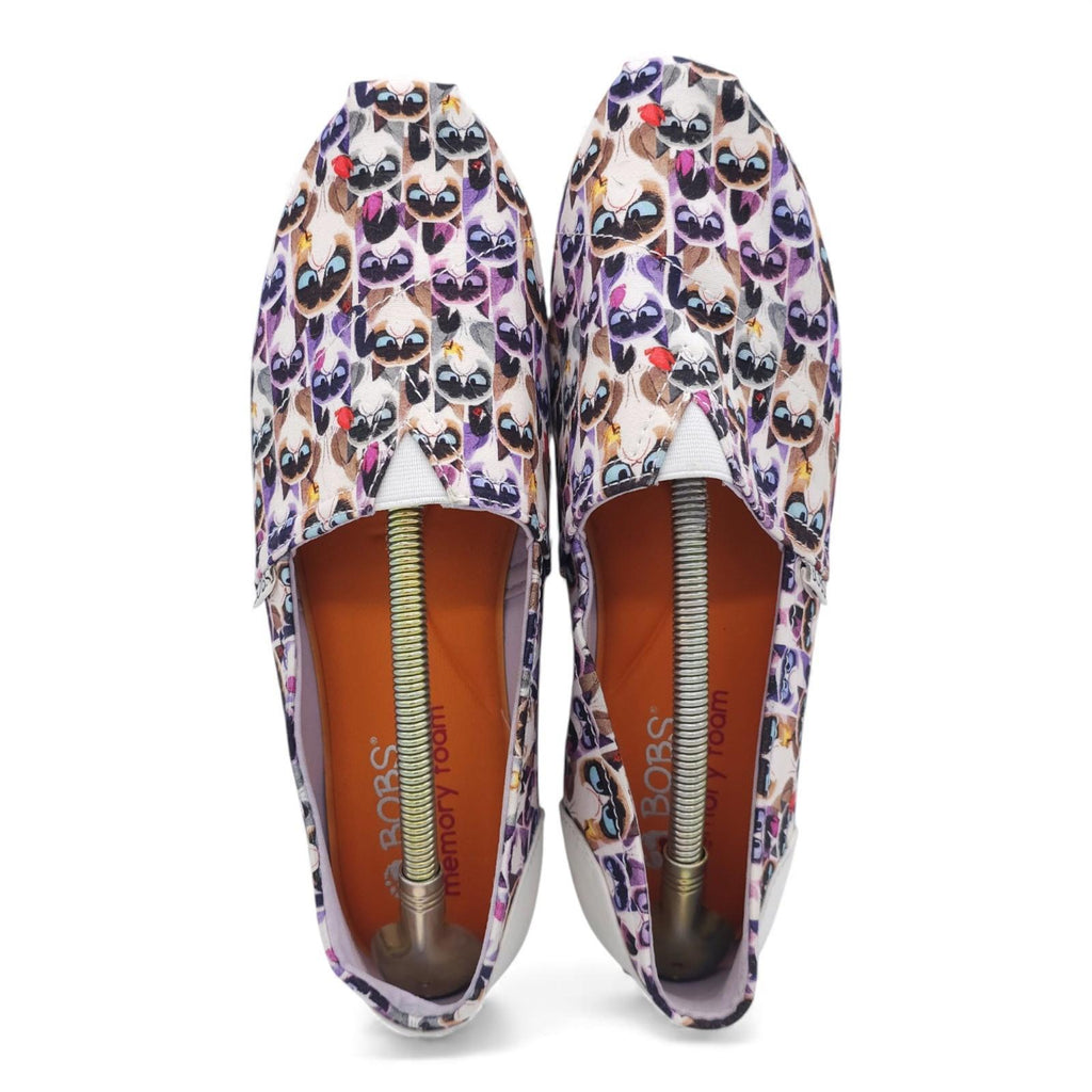 BOBS x Grumpy Cat Slip On Shoes Memory Foam Loafers Womens Size 9.5