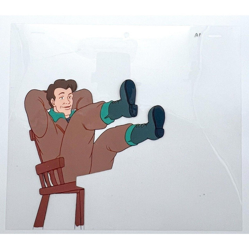 Real Ghostbusters Authentic Animation Production Cel & Drawing Dr. Peter Venkman by Dic