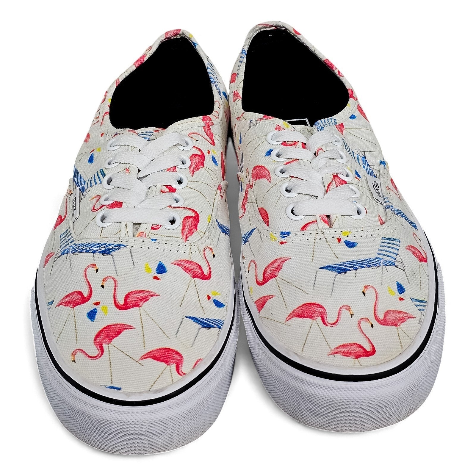Vans Off The Wall Pool Vibes Flamingo Classic White Shoes Sneakers 8.5m/10w by VANS