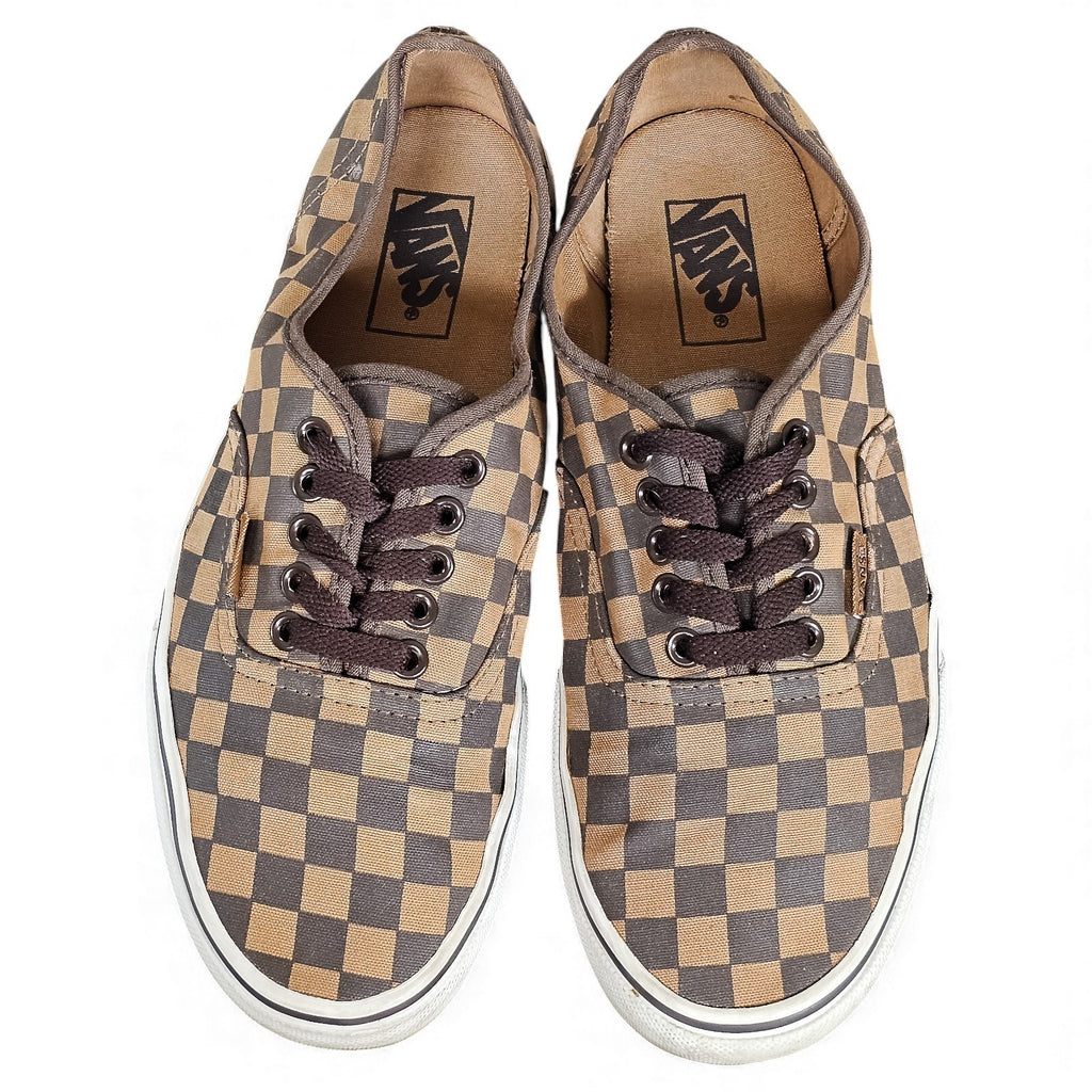 Vans Era Platform Coffee Mocha Plaid Checkerboard Rare 8.5m/10w by VANS