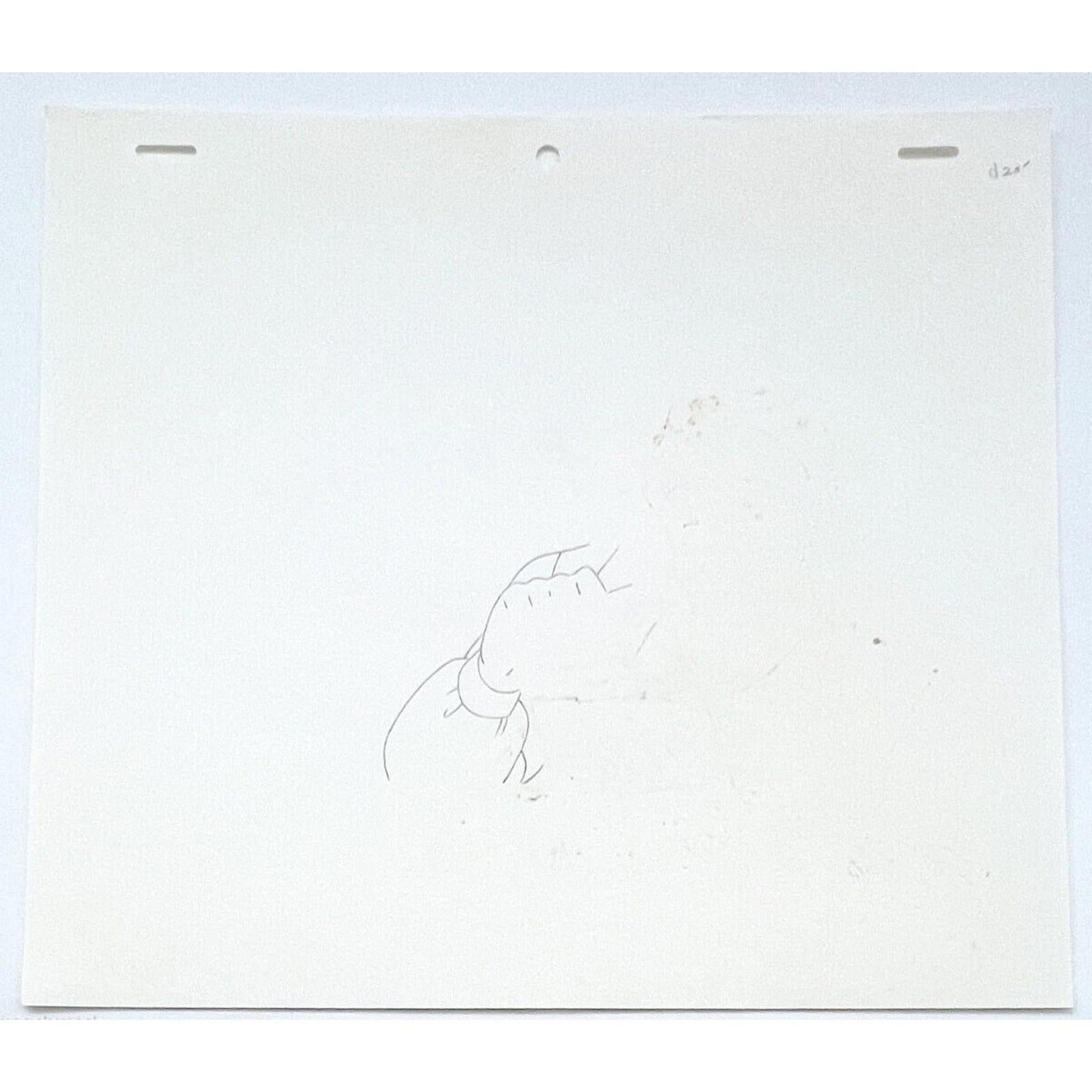 Real Ghostbusters Authentic Animation Production Cel & Drawing Ray Stantz C20 by Dic