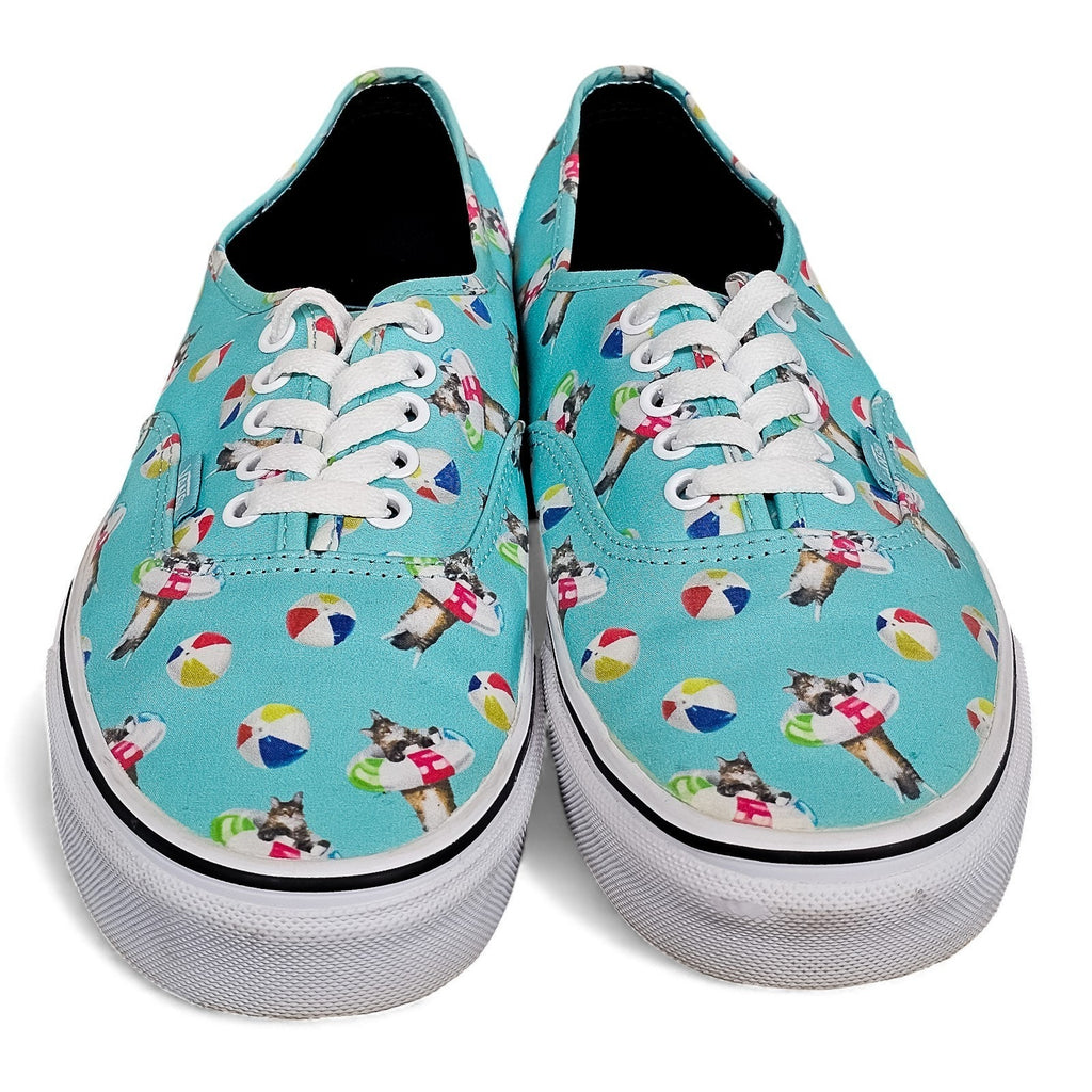 Vans Cat Print Lifesaver Pool Party Cat Aqua Blue 10w/8.5m by VANS