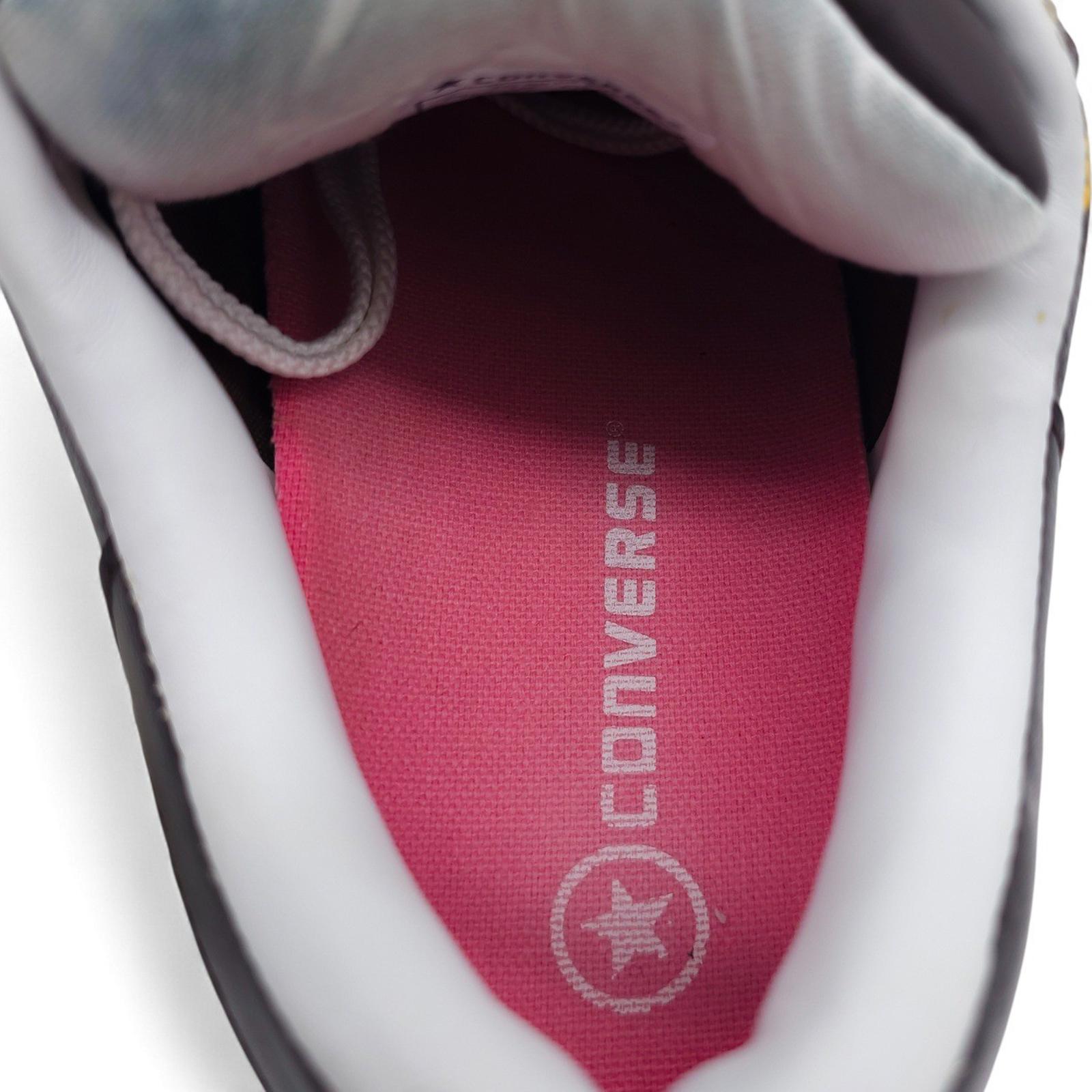 Converse All Star Low Top Sneakers Brown Floral Birds Print Women's 10