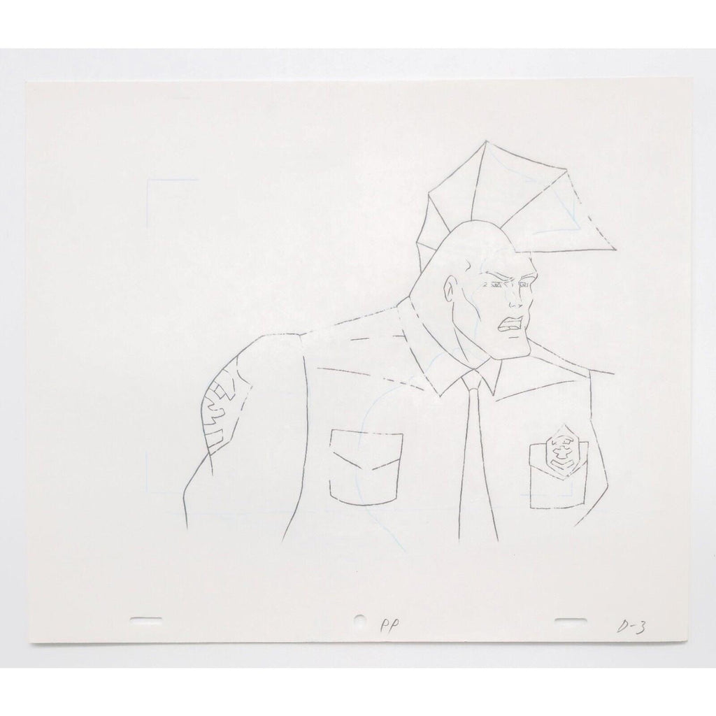 Savage Dragon Authentic Animation Production Cel & Drawing The Savage Dragon by Dic
