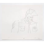 Savage Dragon Authentic Animation Production Cel & Drawing The Savage Dragon by Dic