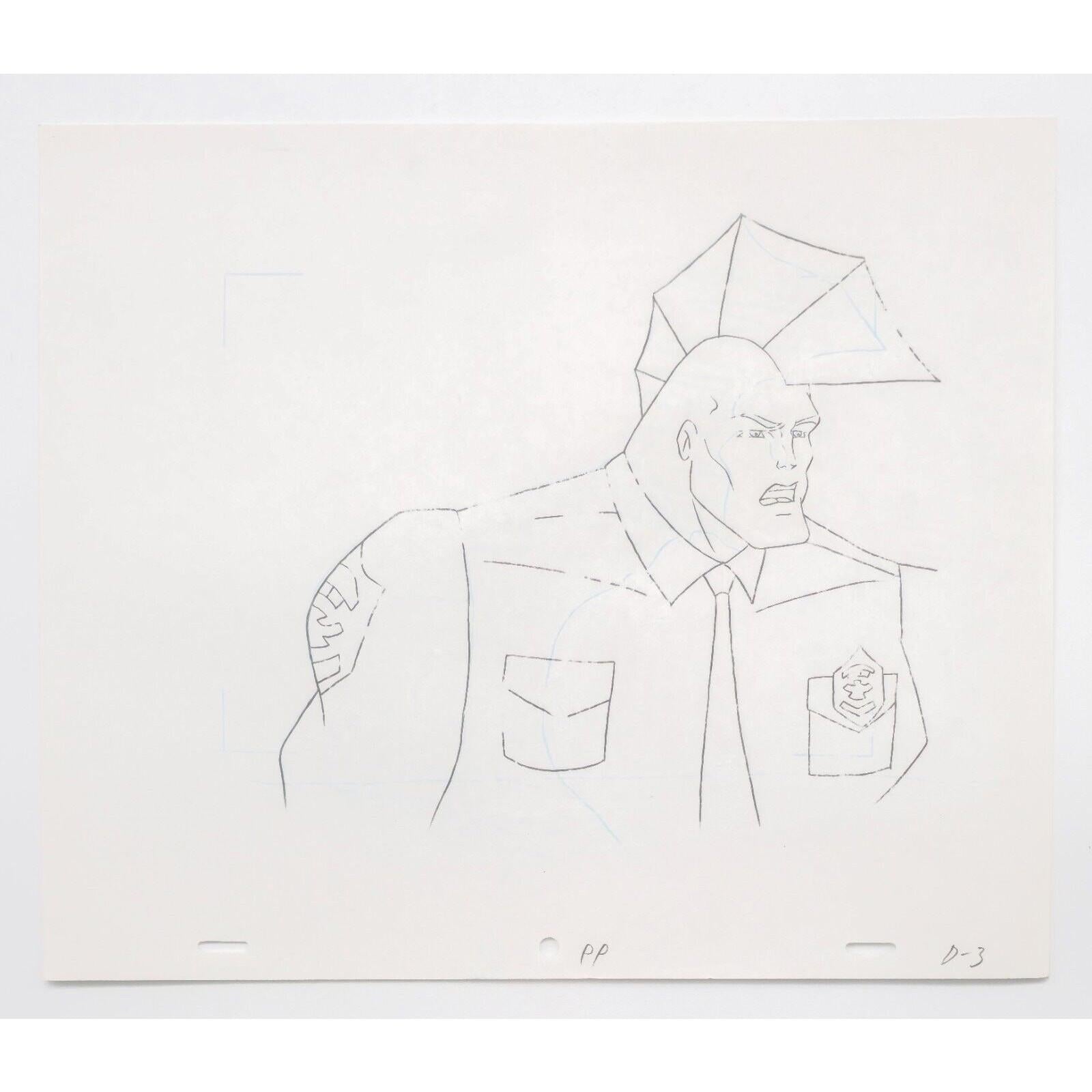 Savage Dragon Authentic Animation Production Cel & Drawing The Savage Dragon by Dic