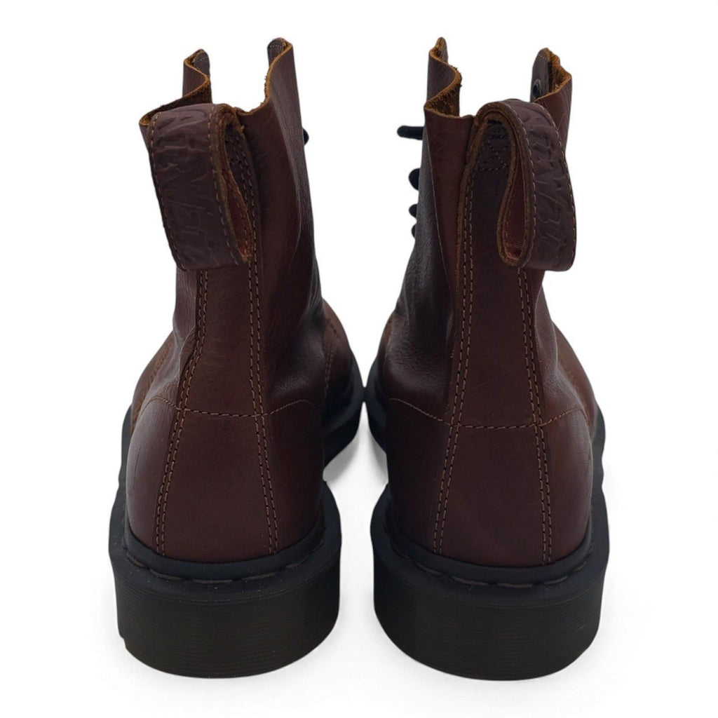 Dr Martens 1460 Pascal Smooth Leather Lace Up Ankle Boots Brown Size Mens 9 US