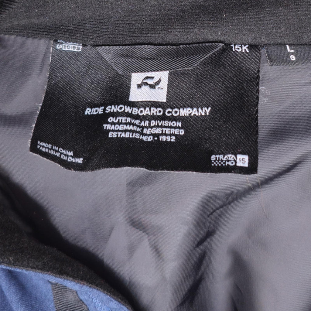 Ride Snowboard Company Men's Ski & Snowboard Jacket - Navy and Burgundy