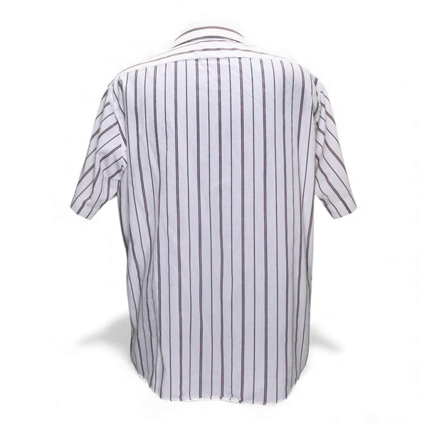 Vintage American Edition Men's Wrinkle-Free Casual Short Sleeve Shirt Striped