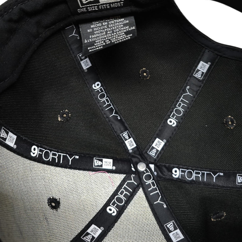 Men's New Era Black Throwback Philadelphia Eagles 9FORTY Adjustable Hat by New Era